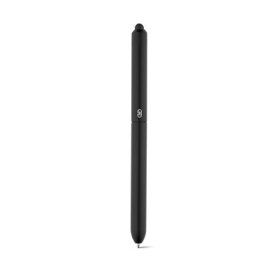 Ball pen with touch tip in aluminium